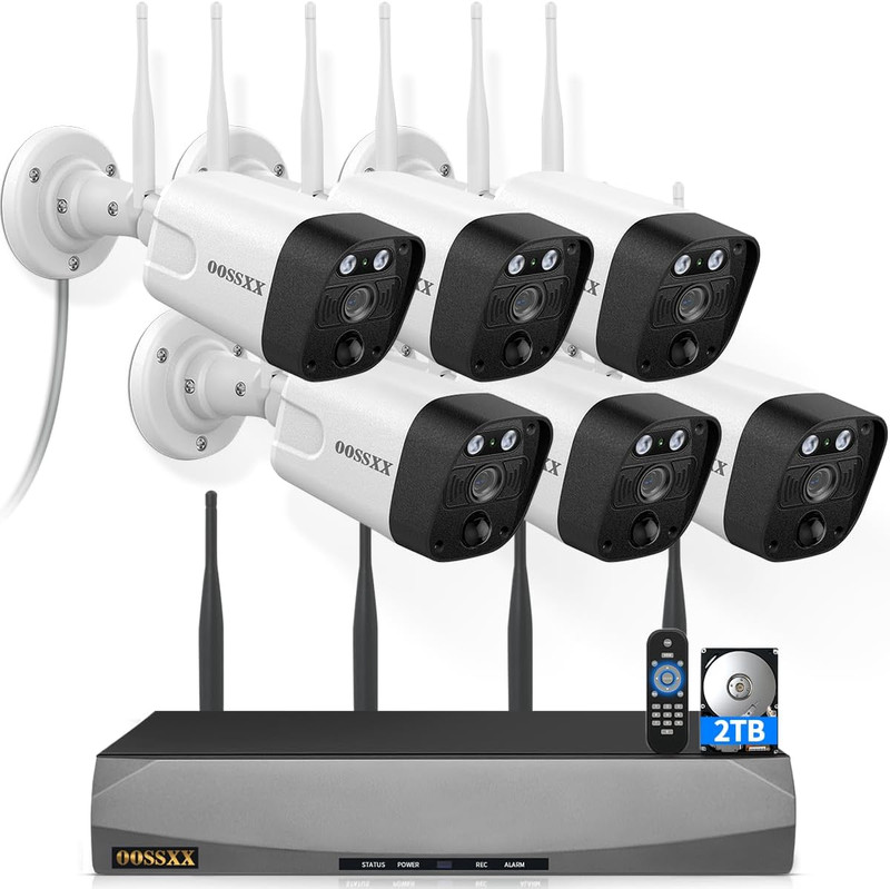 (2026 Update) Wireless Wifi Outdoor Security Camera System with Dual Antenna Cam
