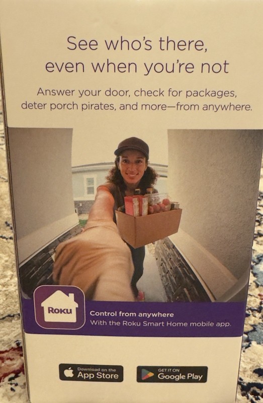 New Roku Video Doorbell and Chime SE Wired DS1000R - New/Sealed gallery