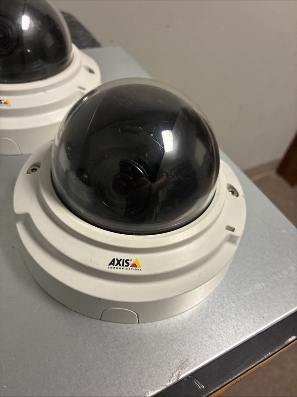 Lot Of 4 Axis P3346 IP Cameras Tested Working With Heater gallery
