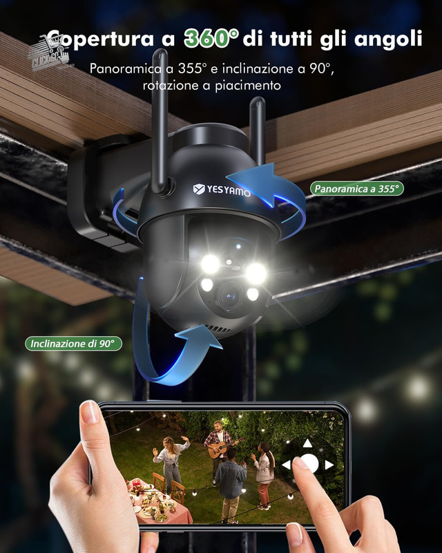 2K Outdoor Solar Wi-Fi Camera 360° Battery PTZ Camcorder IP Surveillance gallery