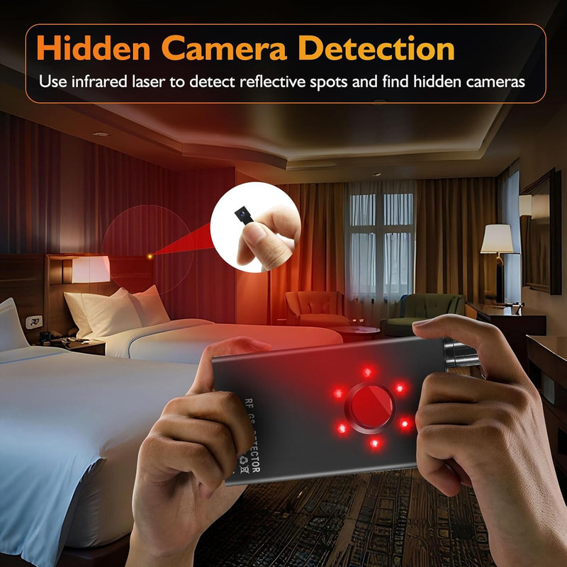 K20 Hidden Camera Detector, Bug Detector, Magnetic Field Detector for Privacy Pr gallery