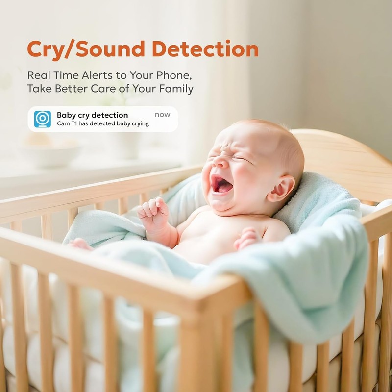 Indoor Security Camera 2K Motion Detection Pet Cam Baby Monitor Night Vision gallery