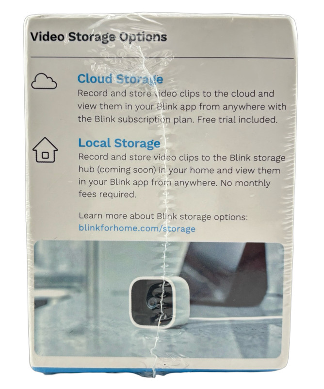 Blink Mini Compact Indoor Plug-In Smart Security Camera 2-Pack White NEW SEALED gallery