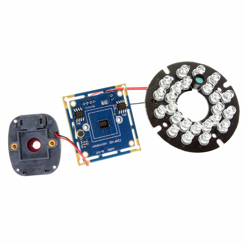 HD USB Camera Module 720P Webcam w/ Audio IR LED 12mm Lens Wecamera Night Vision gallery