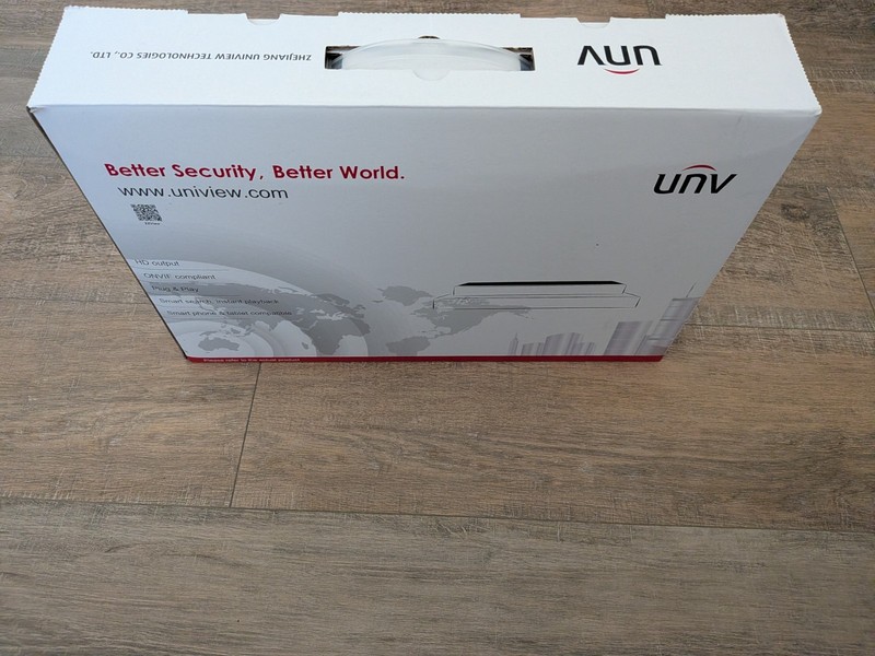 UNV UNIVIEW CCTV IP CAMERA NVR NETWORK VIDEO RECORDER NVR301-04-P4 – 2TB HDD