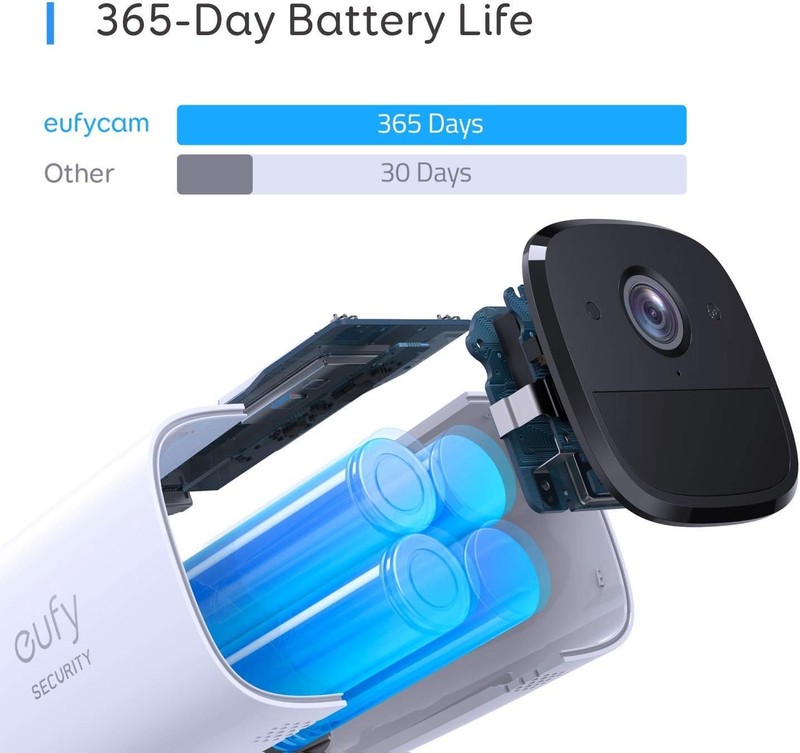 eufyCam 1080p Wireless Home Security 2-Camera Kit 365-Day Battery Rechargeable gallery