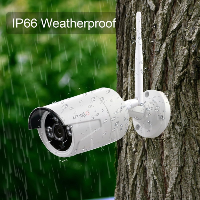 WB2024-W 2K 3MP WiFi 6 Security Camera (2 Pack), 3.6mm Lens, Dual-Band 2.4G/5... gallery