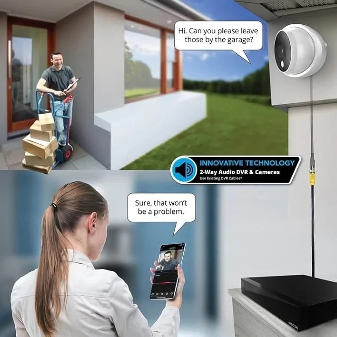 Night Owl CM-FTD4LS-D, Add-on Wired Spotlight Dome Camera, 2K 2560x1440 (4MP) gallery