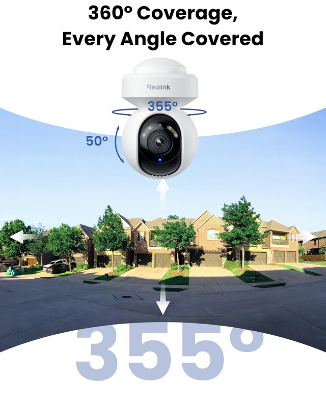 REOLINK 4K Outdoor Plug-in WiFi 6 Security Camera, PTZ Camera for Home Securi... gallery