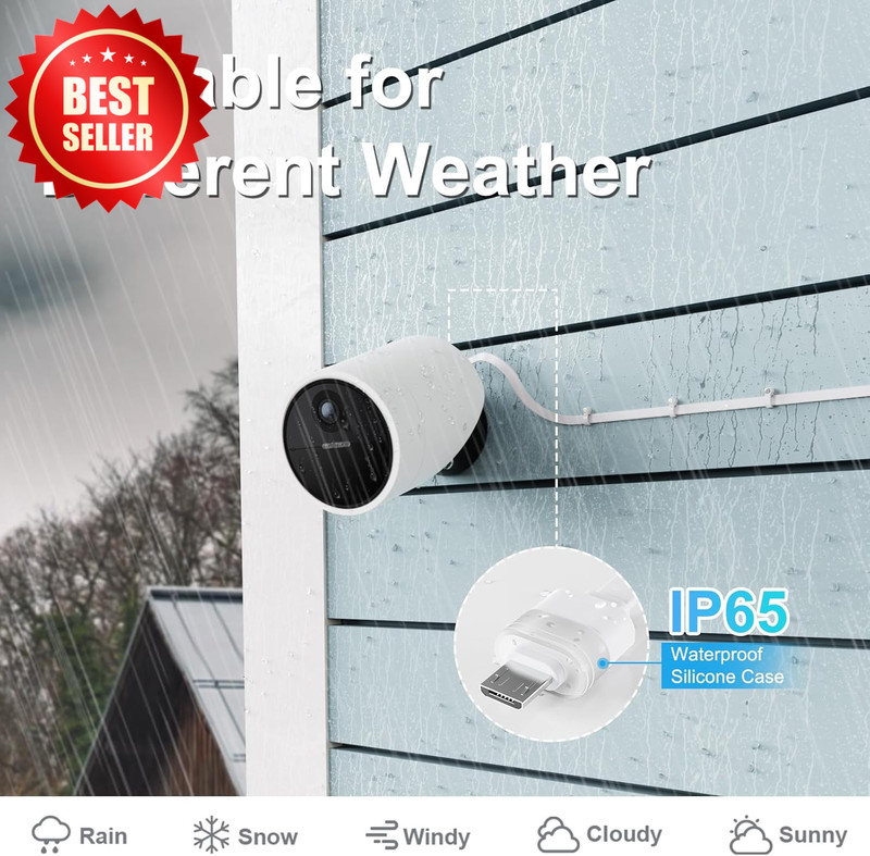 SimpliSafe Outdoor Security Camera Power Cable 25FT Charging Weatherproof Cord gallery