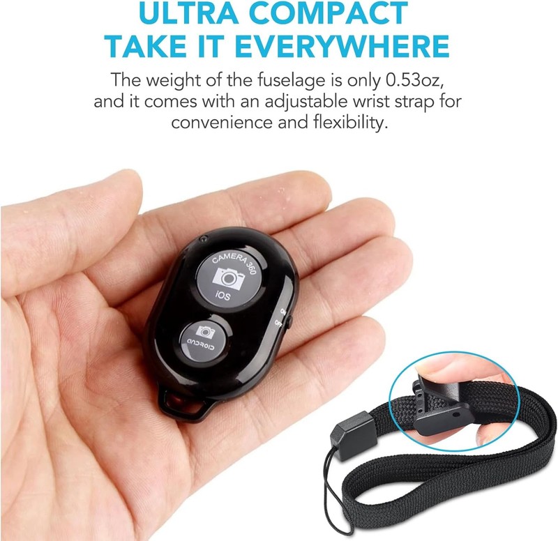 2 Pack Wireless Camera Remote Control - Wireless Remote for iPhone & Android Pho gallery