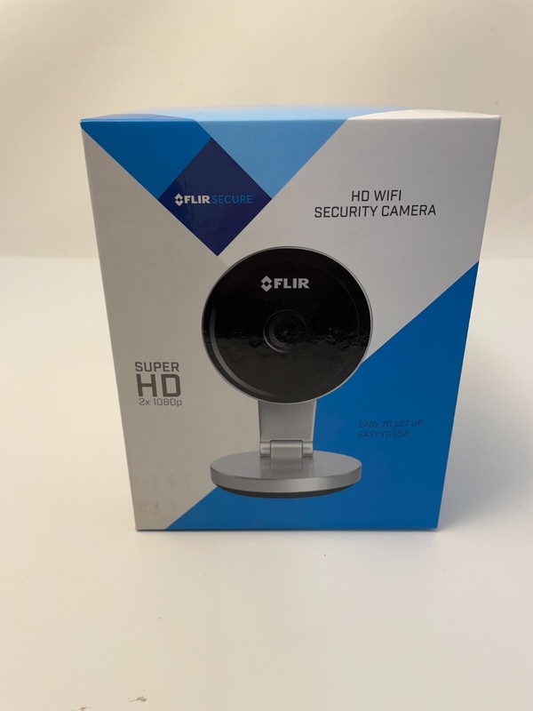 FLIR SECURE SUPER HD 2x 1080P WIFI SECURITY CAMERA WITH NIGHT VISION TALK New