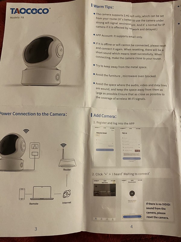 Indoor WiFi Smart Camera Audio Motion Detection Please See Pictures For Details gallery