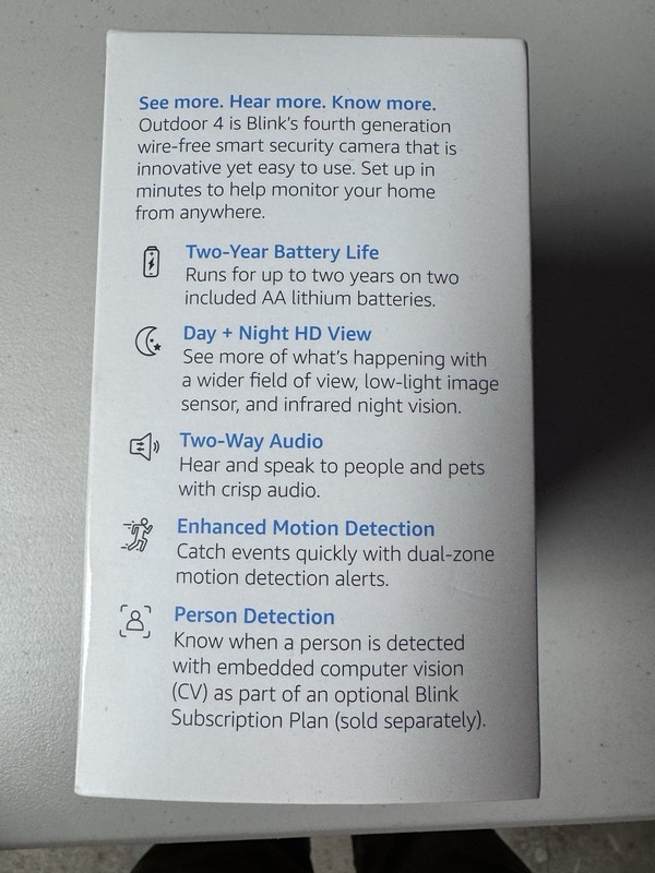 Blink Outdoor 4 - Battery-Powered Smart Security 3-Camera System gallery