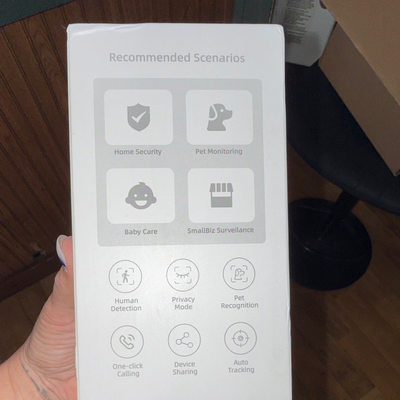 Cinmoore CM-C2LU 2.5K Indoor Pan/Tilt Wi-Fi IP Camera Night Vision 2-Way gallery