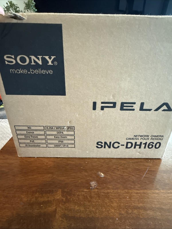 Sony Ipeola HD Model SNC-DH160 Network Camera New In Box