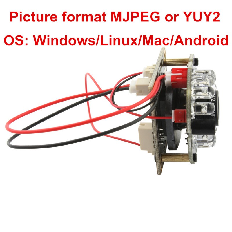 1080P Night Vision USB Camera w/ 12pcs IR LEDs 12mm lens Webcam for Raspberry P gallery