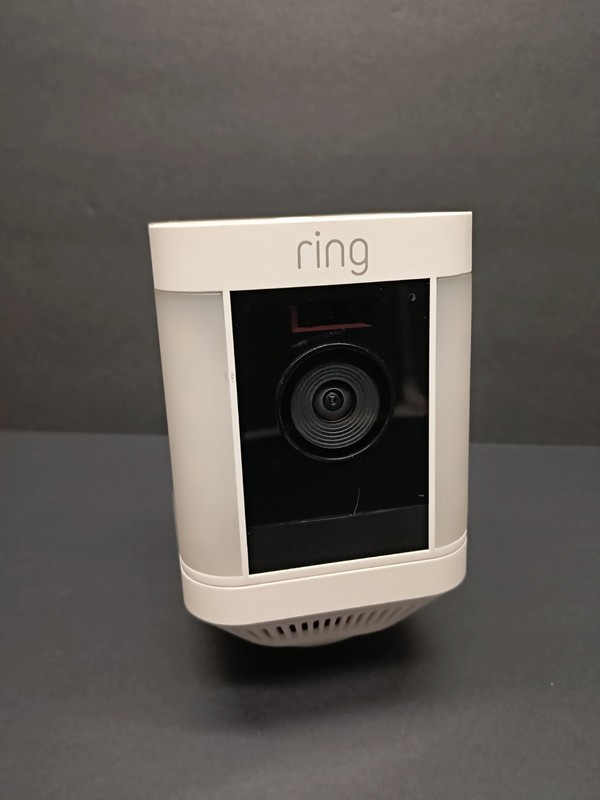 Ring 5E82E9 Spotlight Cam Plus Outdoor Security Camera White