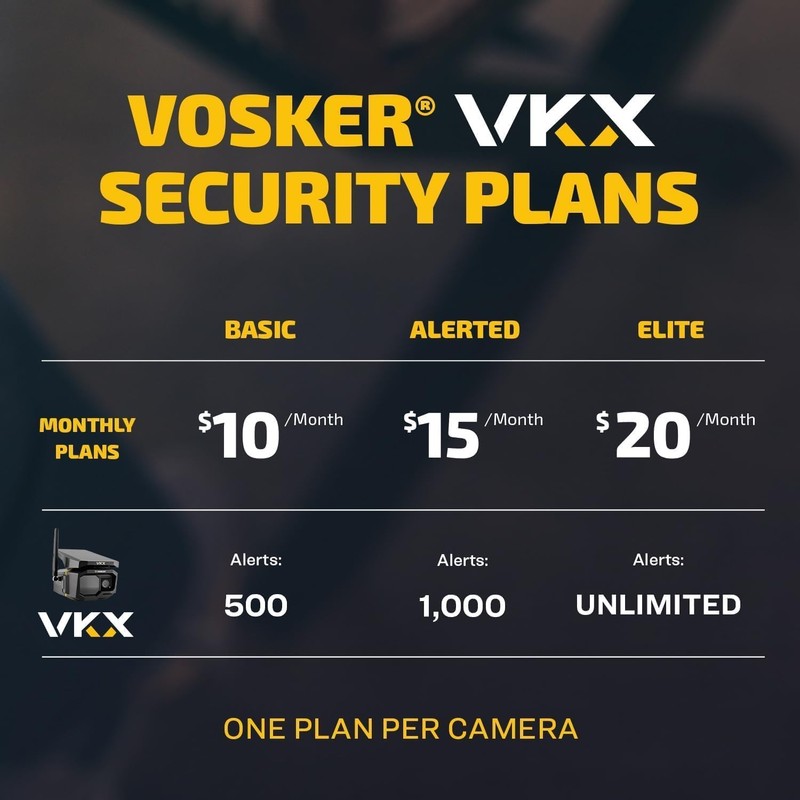 VKX Solar Powered 4G-LTE Outdoor Cellular Security Camera - No WiFi Needed, M... gallery