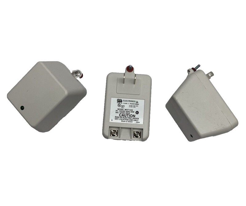 Lot Of 3, MGT-1220 MG Electronics Class 2, Transformer W/LED Indicator, 12 Volt gallery