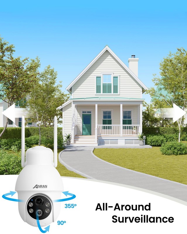 Solar Security Camera Wireless Outdoor: 2K WiFi Camera with Adjustable Solar ... gallery