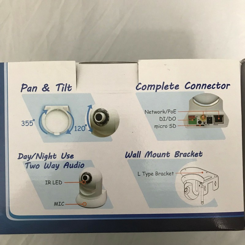 2M Mini Pan/Tilt IP Camera, motion triggered recording on SD Card, Baby Monitor gallery