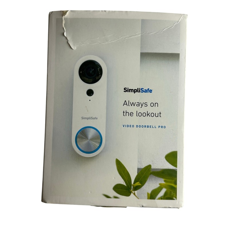 Simplisafe Video Doorbell Pro-HDR Imaging 1080p HD 2-way Audio Smart Motion