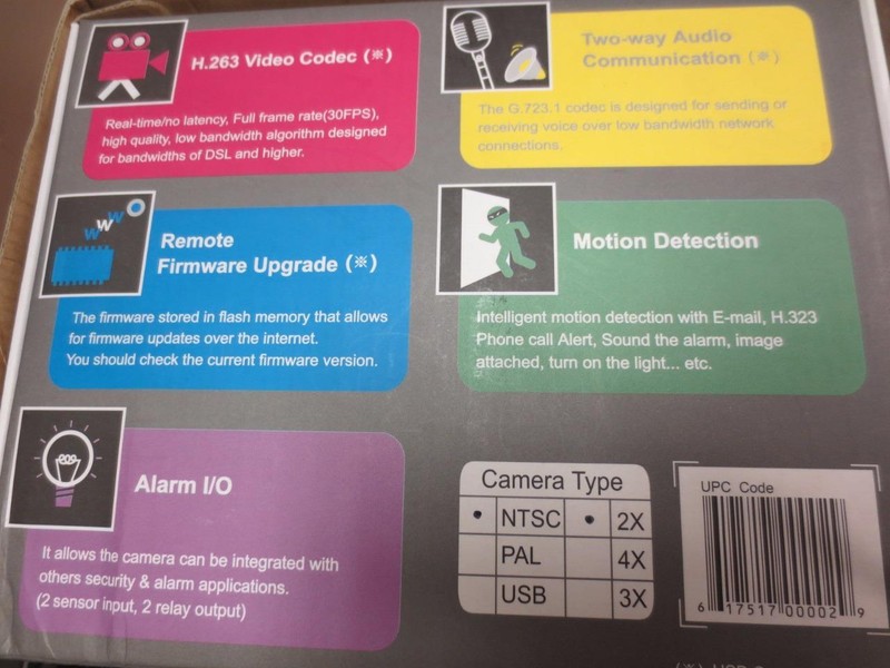 Pan-Tilt Networking Color Security Camera Clover Electronics CNPT-1 Silver Small gallery