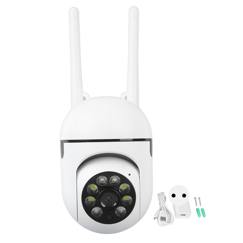 WiFi Security Camera 1080P Night Motion Detection 2 Way Talking Rotatable