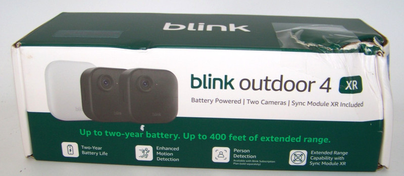 Blink Outdoor 4 XR Smart Security 2 Camera System – Up to 400 Feet Range NEW
