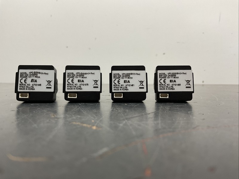(LOT OF 4) KPC-EX20H PINHOLE MICRO MINI 4.3MM B/W CCD CAMERA SONY. H-93 gallery