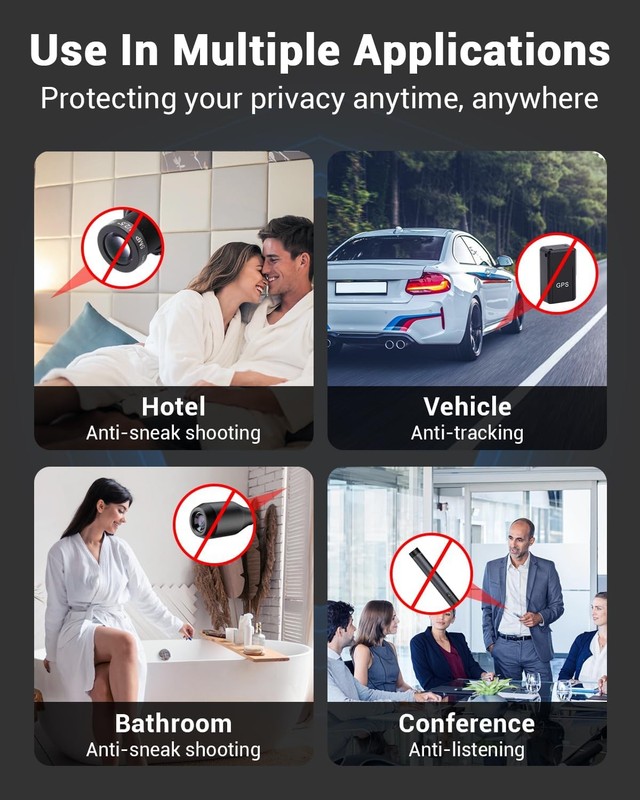 Anti Spy Camera Finder GPS Tracker Detector Hidden Devices Detector gallery