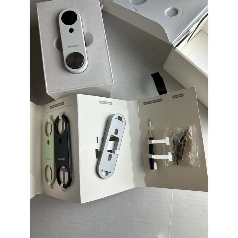 Simplisafe Video Doorbell Pro-HDR Imaging 1080p HD 2-way Audio Smart Motion gallery