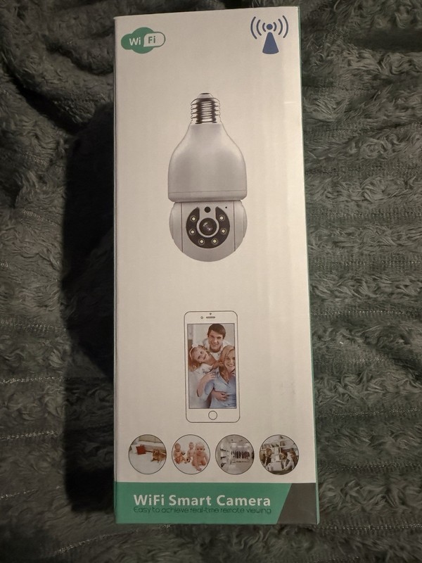 WiFi Smart Camera Bulb, Compatible With Alexa