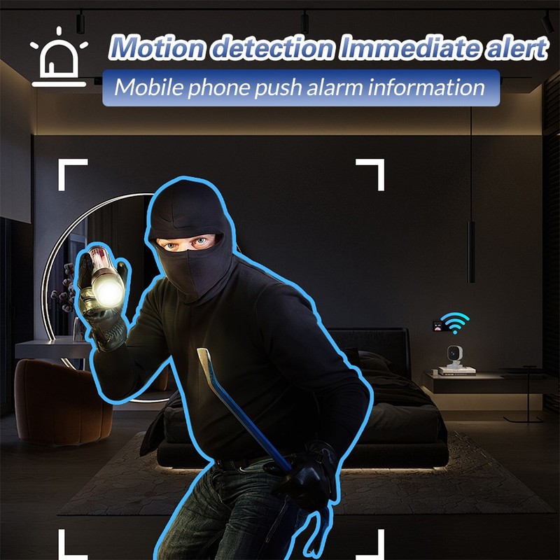 1080P HD Smart Mini Home Security Camera Wifi Two Way Audio Night Vision IP Cam gallery