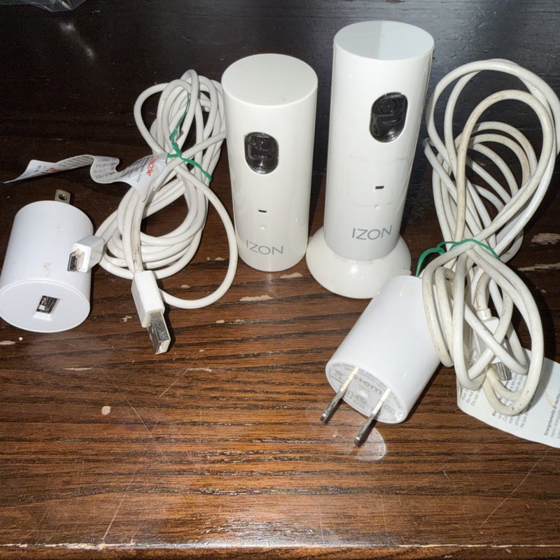 STEM IZON Remote Room Monitors Cameras WRM-WAO-01 Two TESTED units gallery
