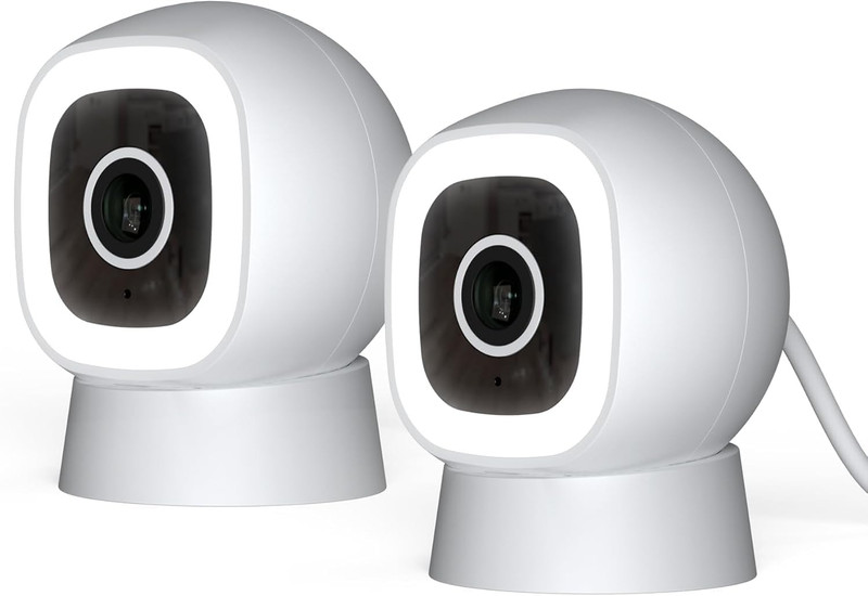 Luna 2K AI Wired Cameras for Home Security, Outdoor/Indoor, 2.4GHZ Wi-Fi | Smart