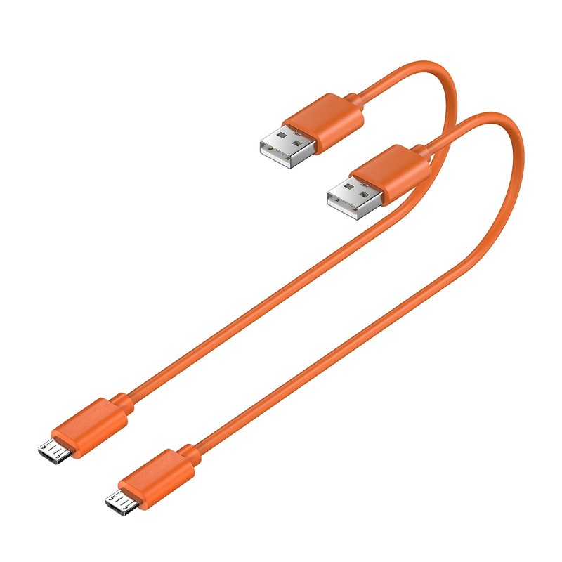 2-Pack Charger Cord Ring Video Doorbell 2020 2/3/3 Plus/4 Pro/Plus Micro Cable