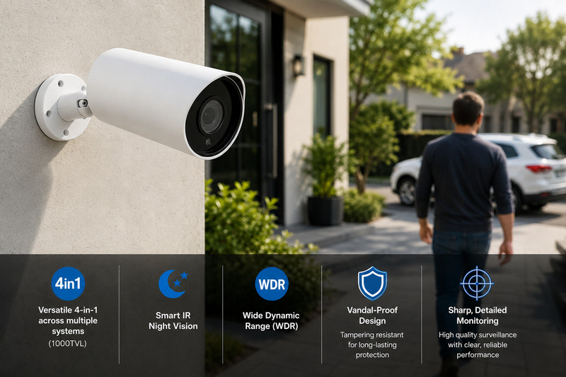 Gawker Dome Camera 4-in-1 Analog HD High-Resolution Video Night Vision gallery