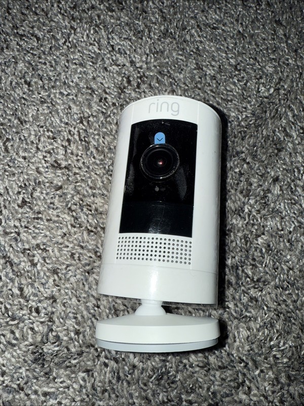 Ring Stick Up Cam 5UM7E5 Wireless Camera W Battery Only Opened Box gallery