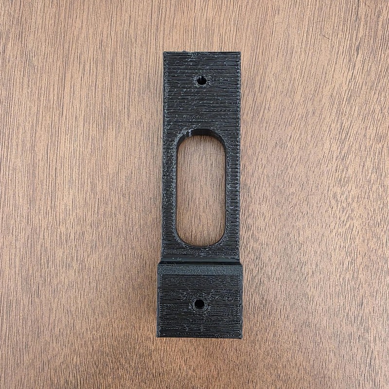 Vinyl Siding Mounting Bracket Compatible with Ring Wired Doorbell Pro Black gallery
