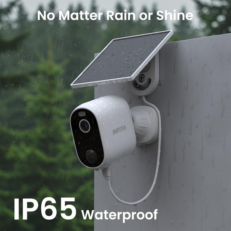 Solar Camera Outdoor Wireless-2.4GHz Wi-Fi Outside Cameras for Home Security,... gallery