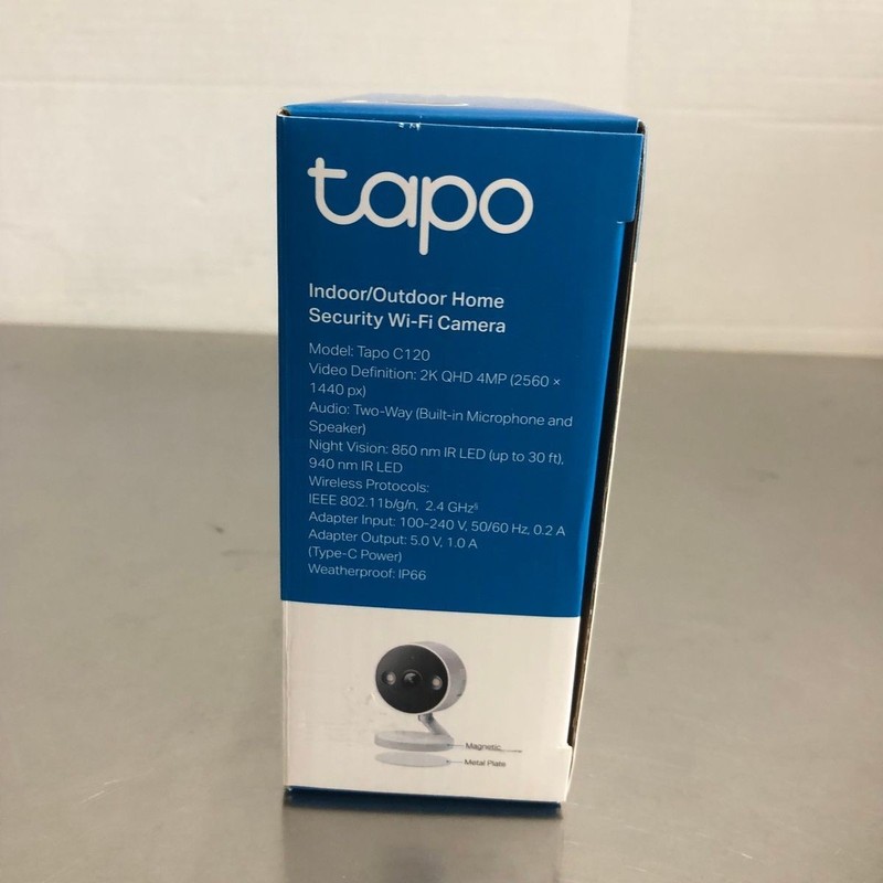 TP-Link Tapo C120 2K QHD Indoor Outdoor Home Security Wi-Fi Camera Color Night gallery