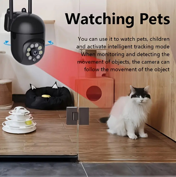 HD WIFI Surveillance Camera For Outdoor Or Indoor (BLACK) gallery