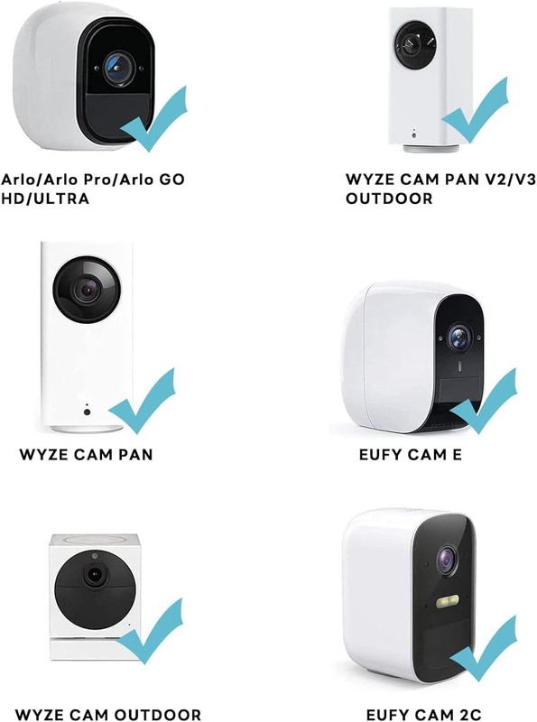 1 Pack Camera Mount - Universal Mount for Arlo, Eufy, Wyze | No Drill, 360° Adju gallery