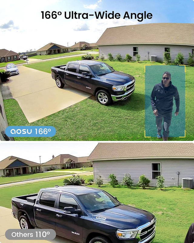 Security Cameras Wireless Outdoor Home System, True 2K HD Night Vision, No Subsc gallery
