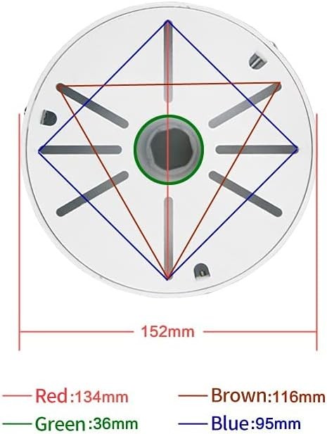 compcctv Dome Camera Universal Heavy-Duty Outdoor Security Pole Mount Bracket gallery