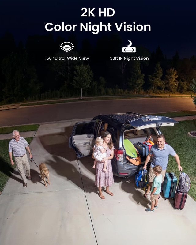 REOLINK Solar Floodlight Cam, 2K 150° Security Cameras Wireless Outdoor, up to 1 gallery
