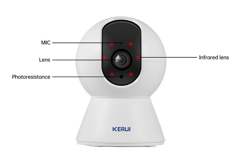 5MP HD Tuya Smart WiFi IP Camera Indoor Wireless Security Home CCTV Surveillance gallery