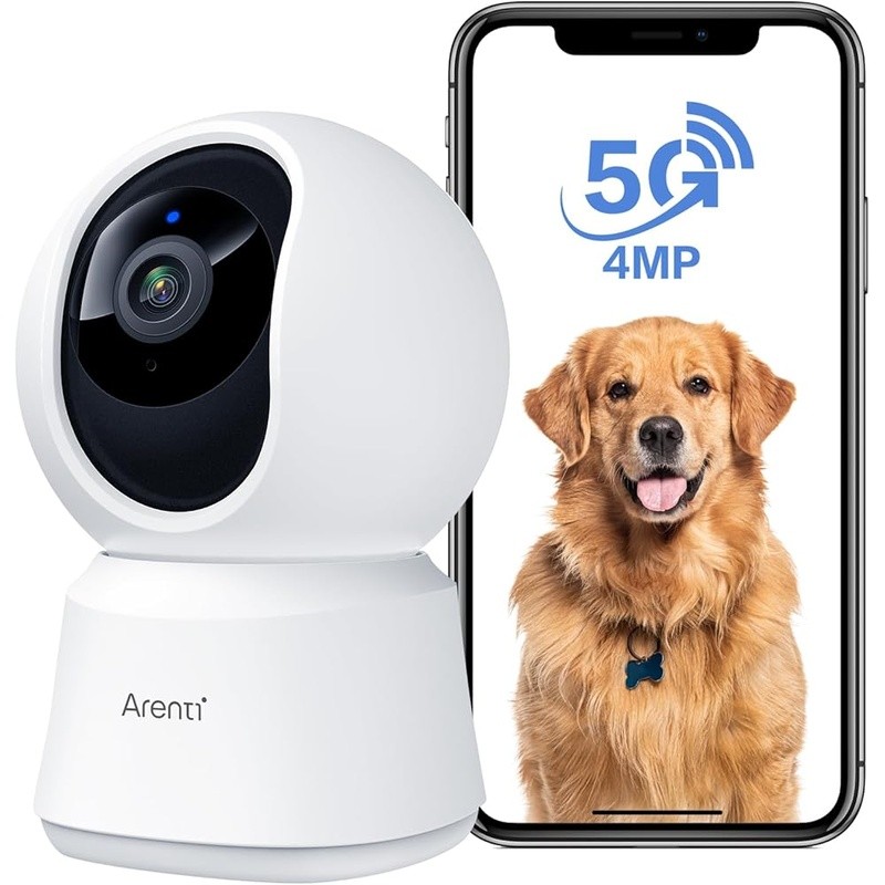 4MP WiFi Pet Camera Dual Band Motion Detection Night Vision Two Way Audio New gallery